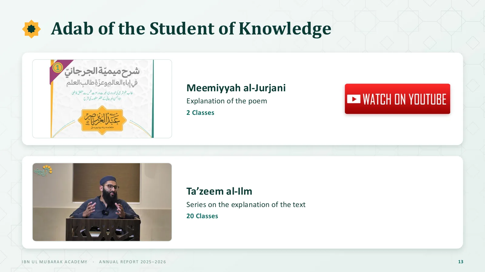 Adab of the student of knowledge, slide 13