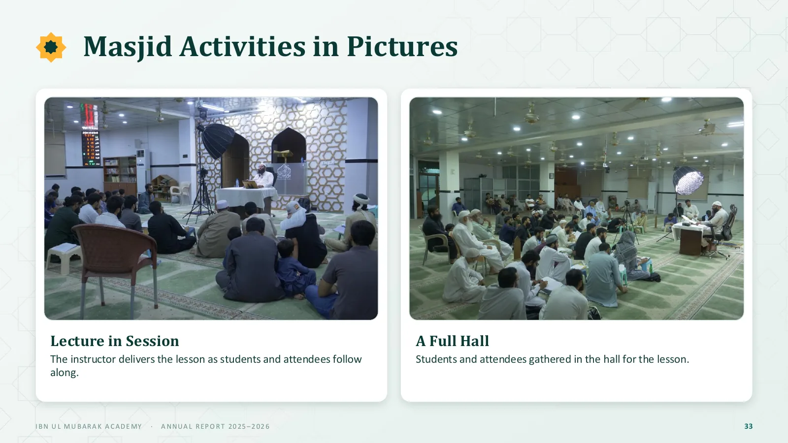 Masjid activities in pictures, slide 33